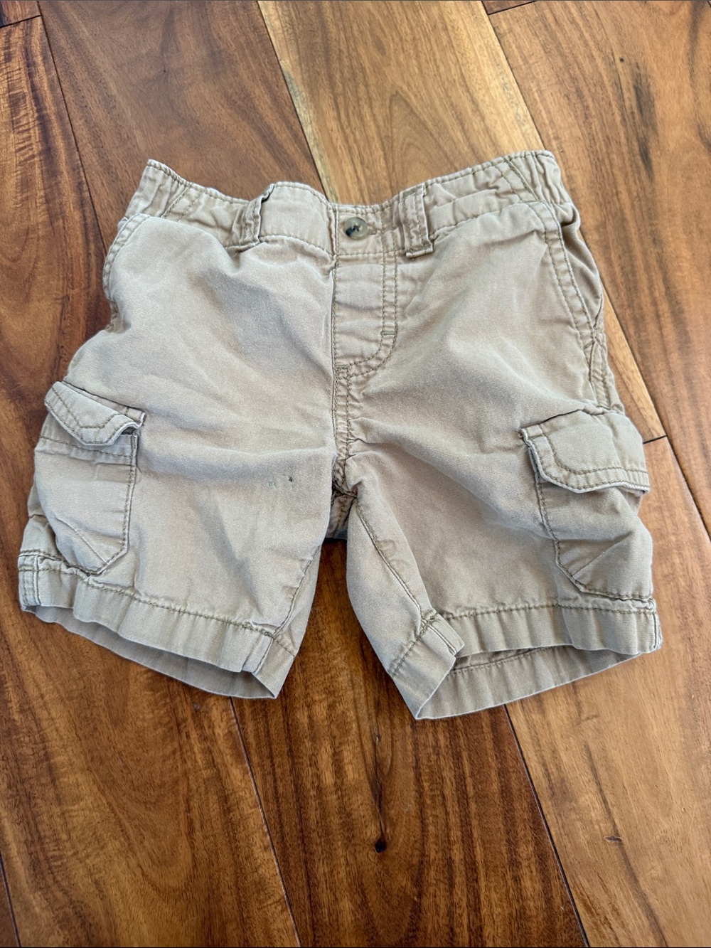 Kids Khaki Cargo Shorts - Classic Casual Style